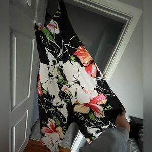 Floral Sleeveless Romper